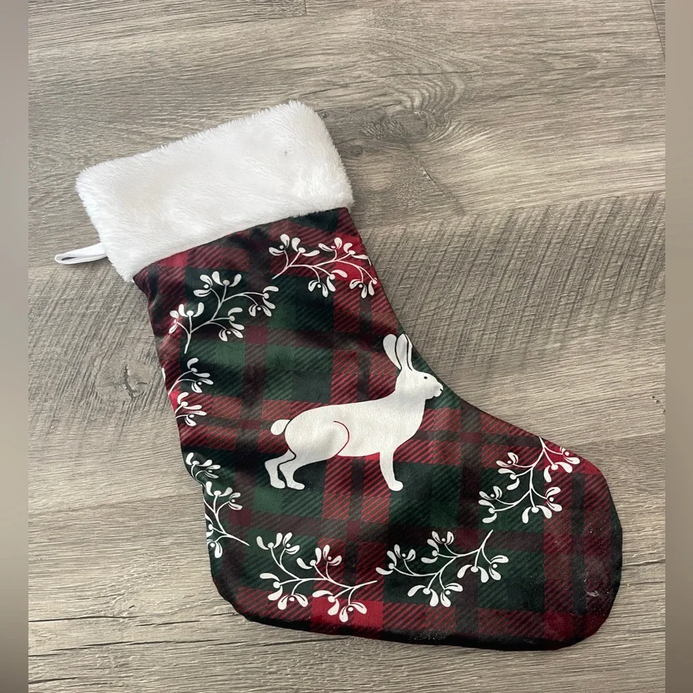 Christmas Rabbit Stocking